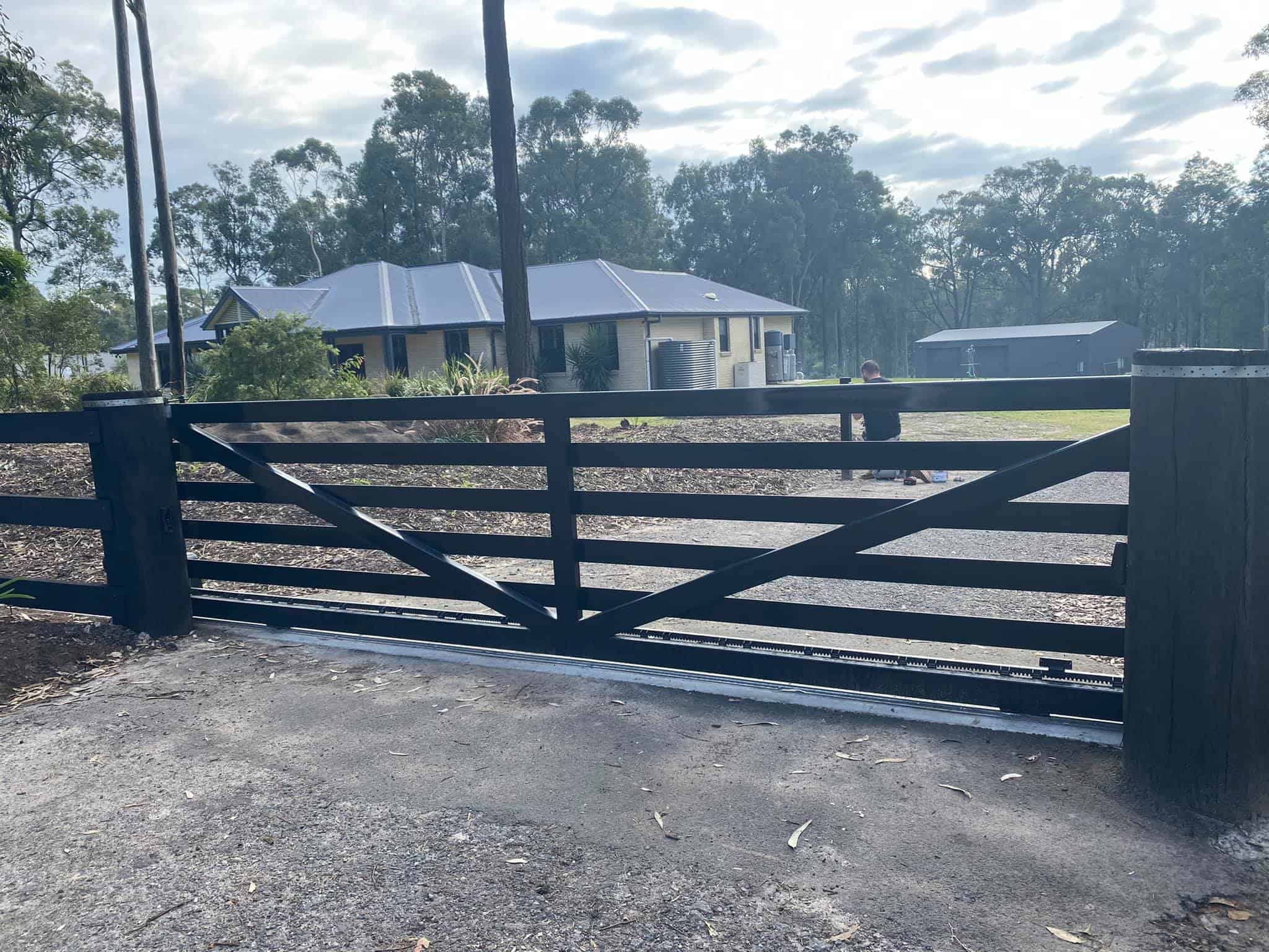 Sliding gates on the Central Coast